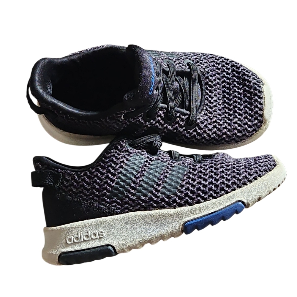 Adidas Racer TR Toddler Boys Black Sneaker Lightweight 8K - Picture 4 of 6